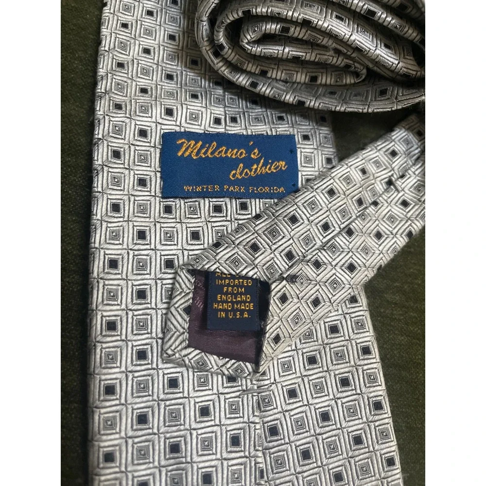 Milanos Clothier three silk